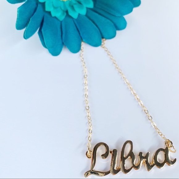 Francesca's Collections Jewelry - Libra Gold Zodiac Necklace